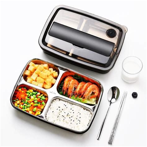 japanese-style bento boxes stainless steel lunch box|stainless bento box lunch containers.